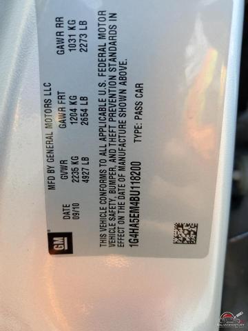 1G4HA5EM4BU118200 2011 BUICK LUCERNE photo no. 12