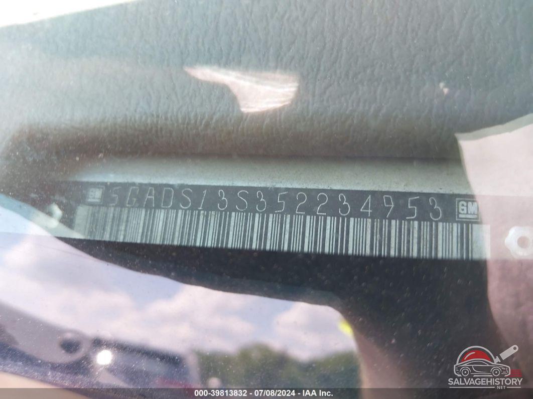 5GADS13S352234953 2005 BUICK RAINIER photo no. 9