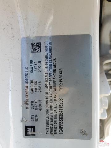 1G4PR5SK3E4175208 2014 BUICK VERANO photo no. 12