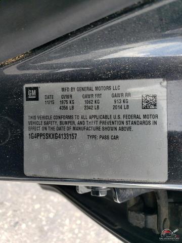1G4PP5SKXG4133157 2016 BUICK VERANO photo no. 12