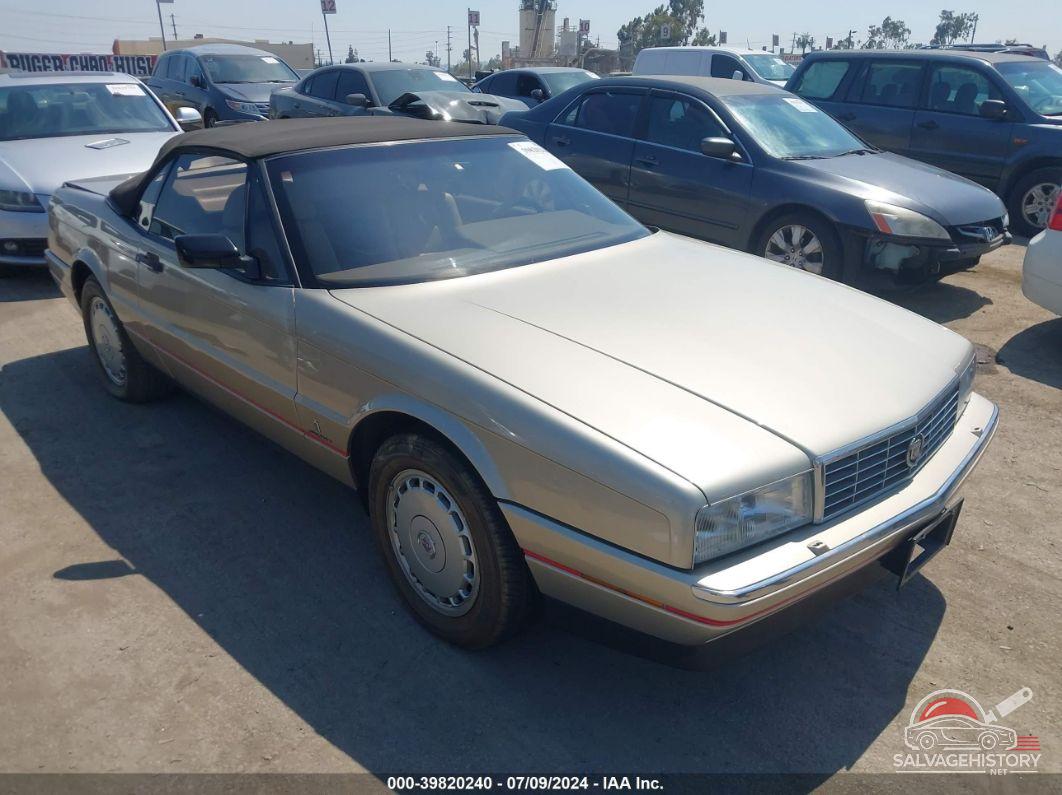 1G6VS3389LU125291 1990 CADILLAC ALLANTE photo no. 3
