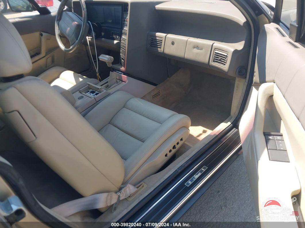 1G6VS3389LU125291 1990 CADILLAC ALLANTE photo no. 5