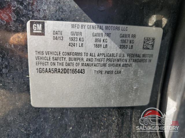 1G6AA5RA2D0166443 2013 CADILLAC ATS photo no. 12