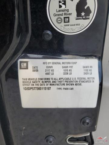 1G6DP577360115197 2006 CADILLAC CTS photo no. 12