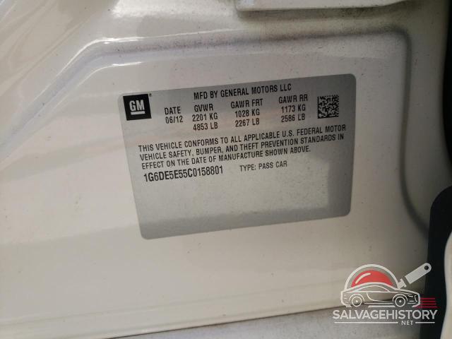 1G6DE5E55C0158801 2012 CADILLAC CTS photo no. 12