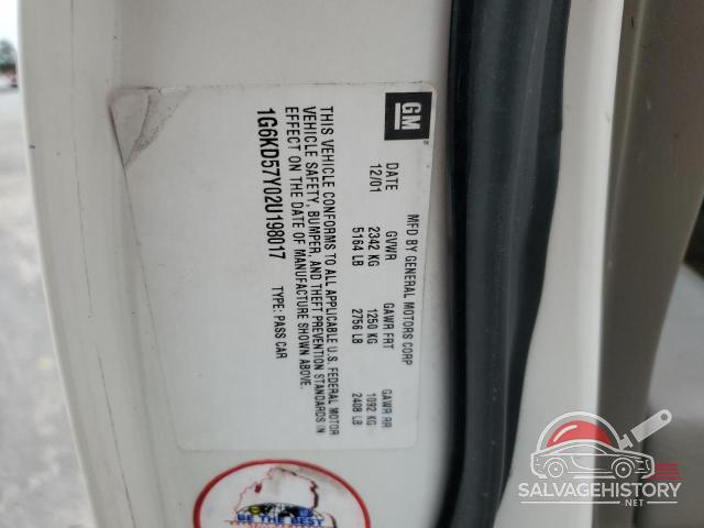 1G6KD57Y02U198017 2002 CADILLAC DEVILLE photo no. 12