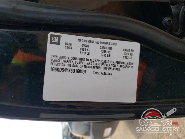 1G6KD54YX5U168497 2005 CADILLAC DEVILLE photo no. 12