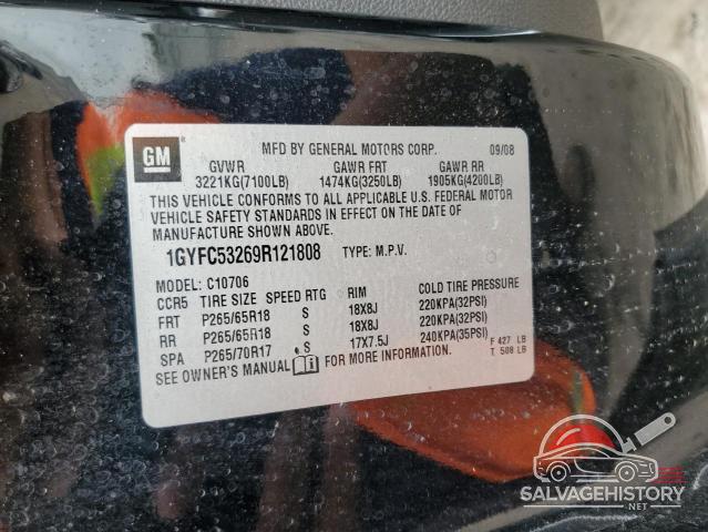 1GYFC53269R121808 2009 CADILLAC ESCALADE photo no. 13