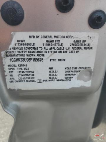 1GCHK23U96F159676 2006 CHEVROLET ALL Models photo no. 12
