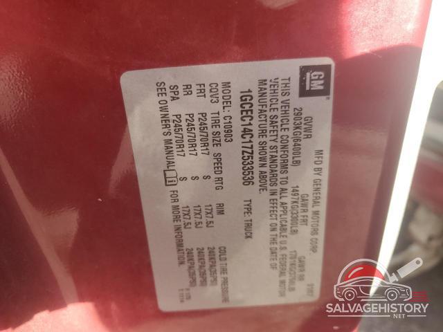 1GCEC14C17Z533536 2007 CHEVROLET ALL Models photo no. 12