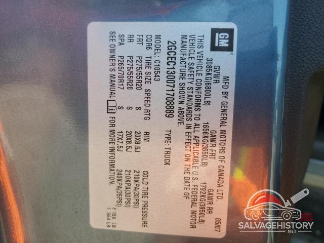 2GCEC130071708889 2007 CHEVROLET ALL Models photo no. 12