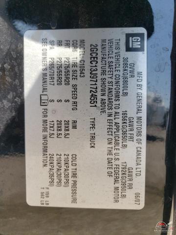 2GCEC13J971724551 2007 CHEVROLET ALL Models photo no. 13