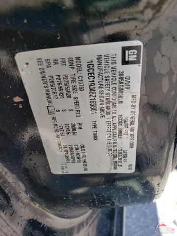 1GCEC19J48Z165801 2008 CHEVROLET ALL Models photo no. 12