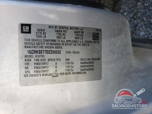 1GCRKSE77DZ299202 2013 CHEVROLET ALL Models photo no. 12