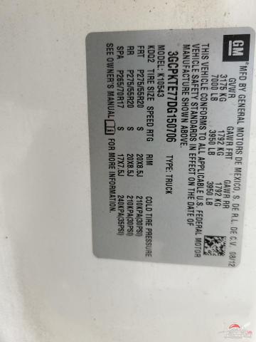 3GCPKTE77DG150706 2013 CHEVROLET ALL Models photo no. 13