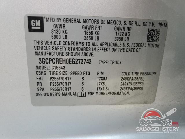 3GCPCREH0EG273743 2014 CHEVROLET ALL Models photo no. 13