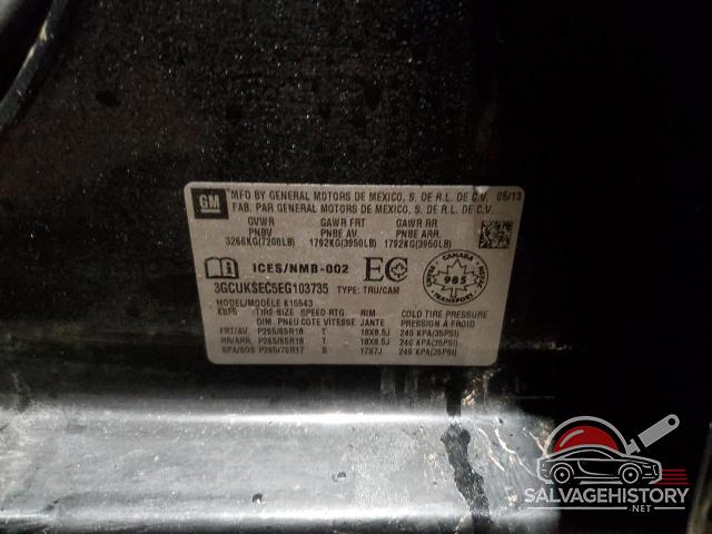 3GCUKSEC5EG103735 2014 CHEVROLET ALL Models photo no. 12