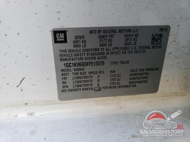 1GC1KVEG5FF515079 2015 CHEVROLET ALL Models photo no. 12