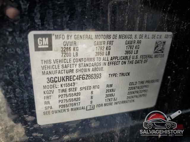 3GCUKREC4FG286393 2015 CHEVROLET ALL Models photo no. 13
