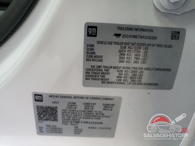 2GC4YMEYXR1102200 2024 CHEVROLET ALL Models photo no. 12