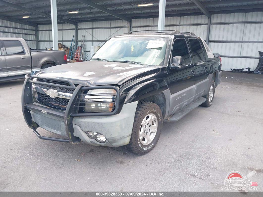 3GNEK13T63G179633 2003 CHEVROLET AVALANCHE 1500 photo no. 2