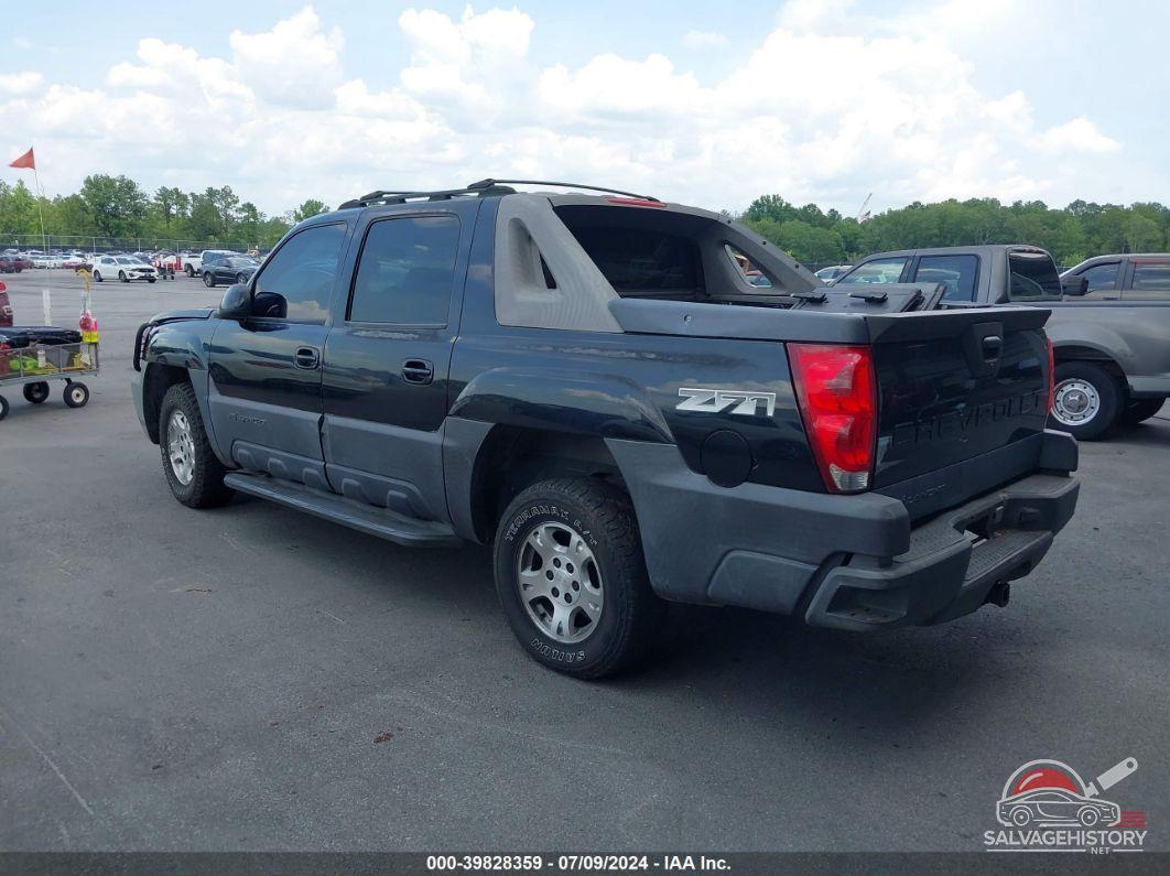 3GNEK13T63G179633 2003 CHEVROLET AVALANCHE 1500 photo no. 3