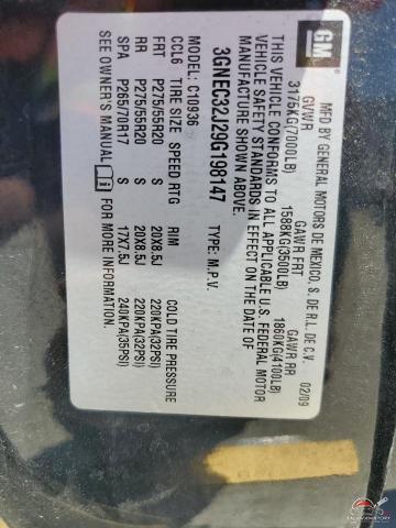 3GNEC32J29G198147 2009 CHEVROLET AVALANCHE photo no. 12