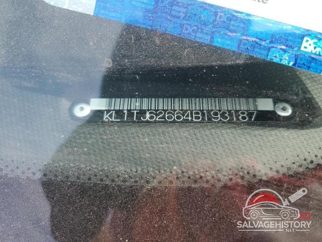 KL1TJ62664B193187 2004 CHEVROLET AVEO photo no. 12