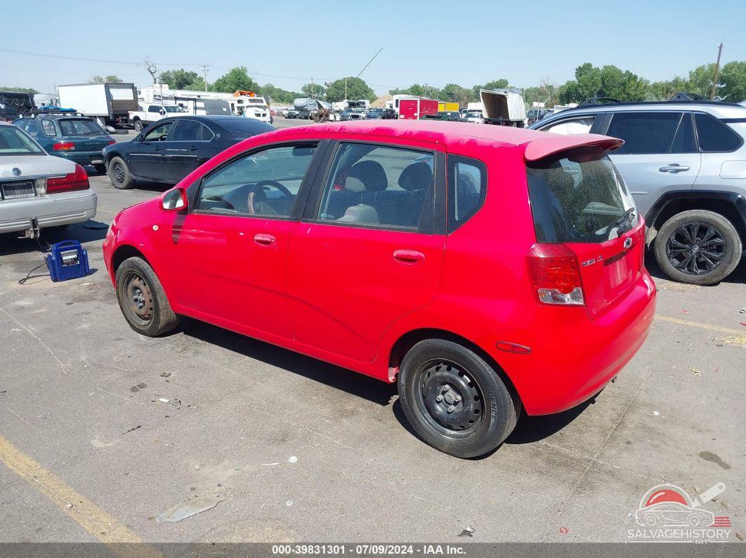 KL1TD62625B370178 2005 CHEVROLET AVEO photo no. 3