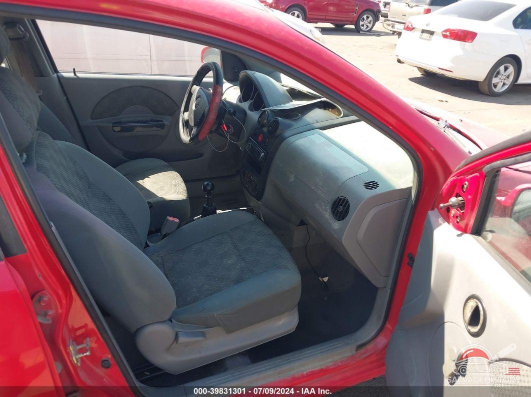 KL1TD62625B370178 2005 CHEVROLET AVEO photo no. 5