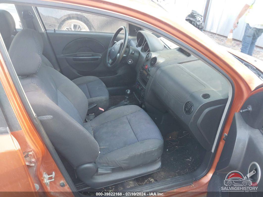KL1TD66687B761994 2007 CHEVROLET AVEO photo no. 5