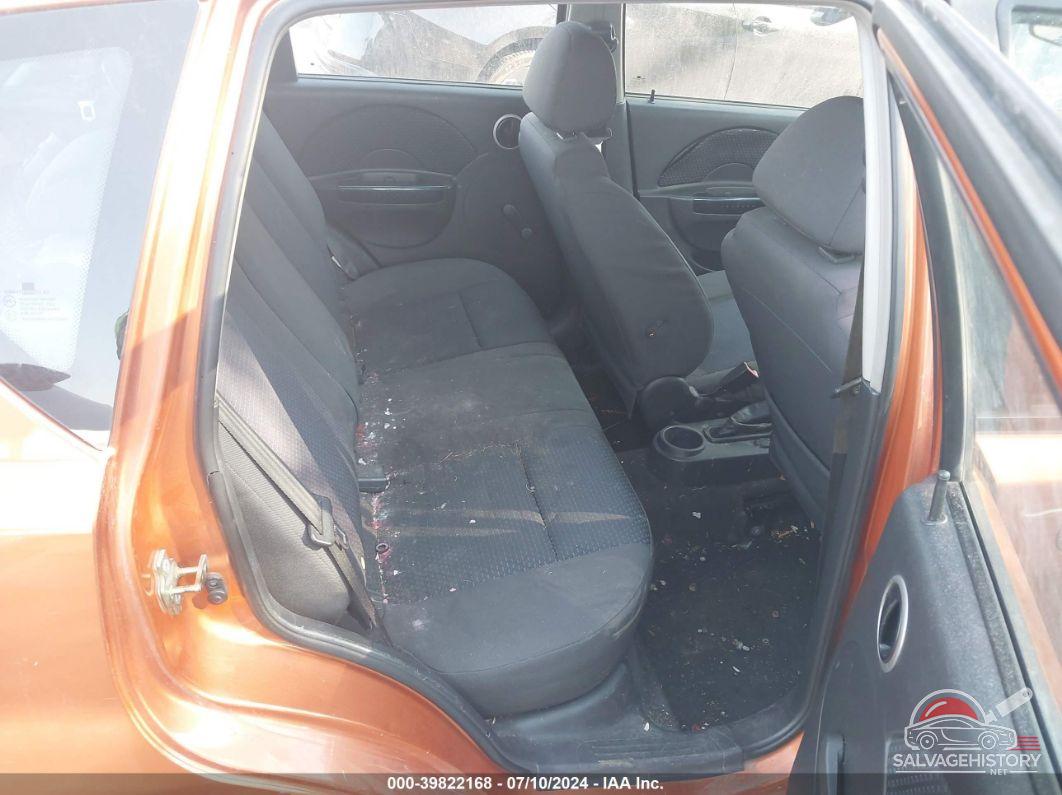 KL1TD66687B761994 2007 CHEVROLET AVEO photo no. 8