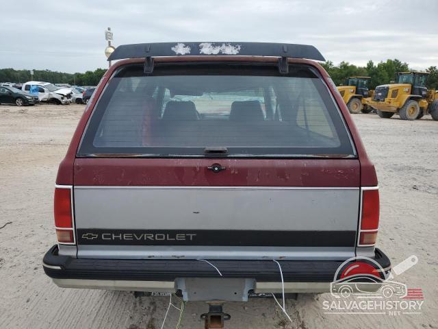 1GNCS18Z6M8219589 1991 CHEVROLET BLAZER photo no. 6
