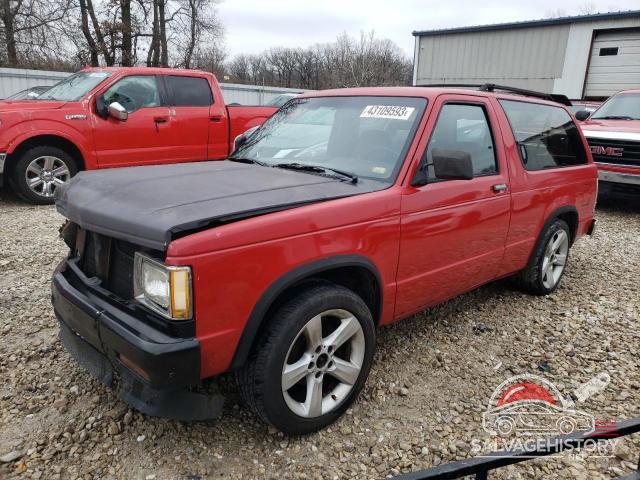 1GNCT18W6N0139020 1992 CHEVROLET BLAZER photo no. 7