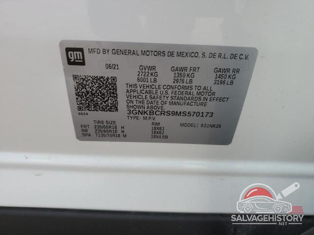 3GNKBCRS9MS570173 2021 CHEVROLET BLAZER photo no. 13