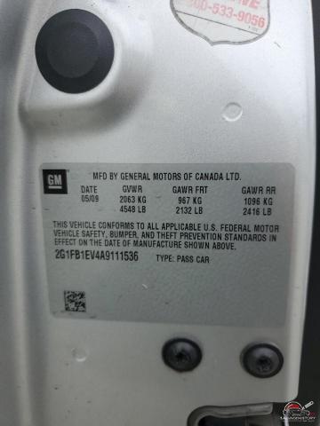 2G1FB1EV4A9111536 2010 CHEVROLET CAMARO photo no. 13