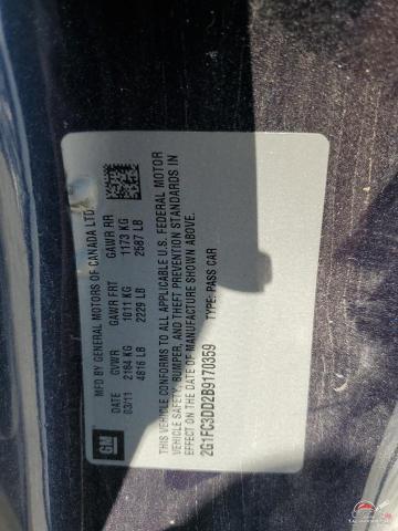 2G1FC3DD2B9170359 2011 CHEVROLET CAMARO photo no. 13