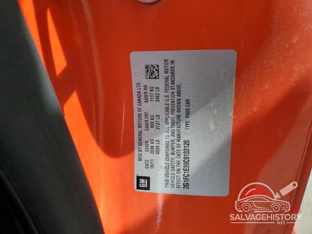 2G1FC1E39C9133126 2012 CHEVROLET CAMARO photo no. 12