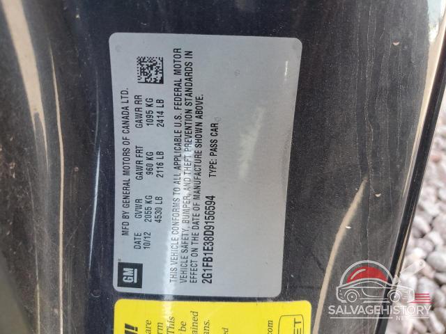 2G1FB1E38D9156594 2013 CHEVROLET CAMARO photo no. 12
