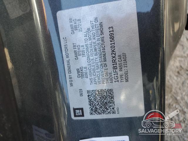 1G1FB1RX2K0158913 2019 CHEVROLET CAMARO photo no. 13