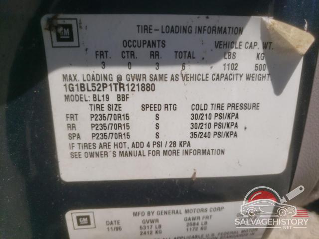 1G1BL52P1TR121880 1996 CHEVROLET CAPRICE photo no. 12