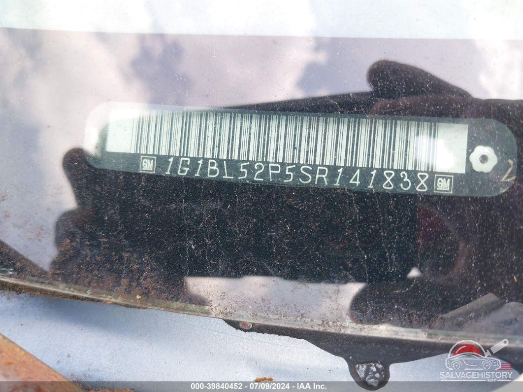 1G1BL52P5SR141838 1995 CHEVROLET CAPRICE / IMPALA photo no. 9