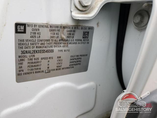 3GNAL2EKXES549309 2014 CHEVROLET CAPTIVA photo no. 12
