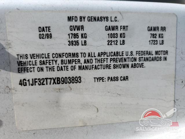 4G1JF32T7XB903893 1999 CHEVROLET CAVALIER photo no. 12