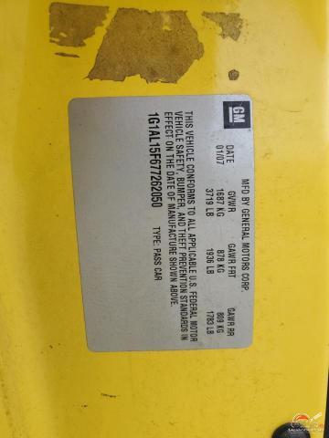 1G1AL15F677262050 2007 CHEVROLET COBALT photo no. 12
