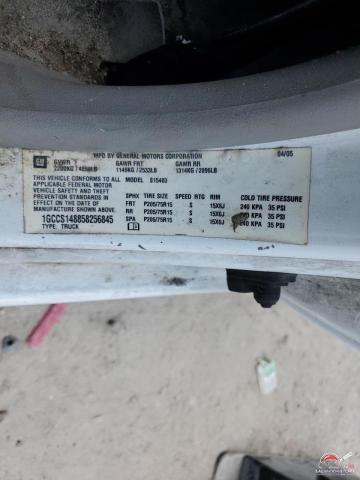 1GCCS148858256845 2005 CHEVROLET COLORADO photo no. 12