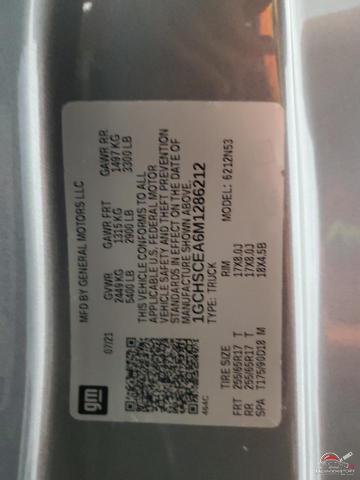 1GCHSCEA6M1286212 2021 CHEVROLET COLORADO photo no. 12