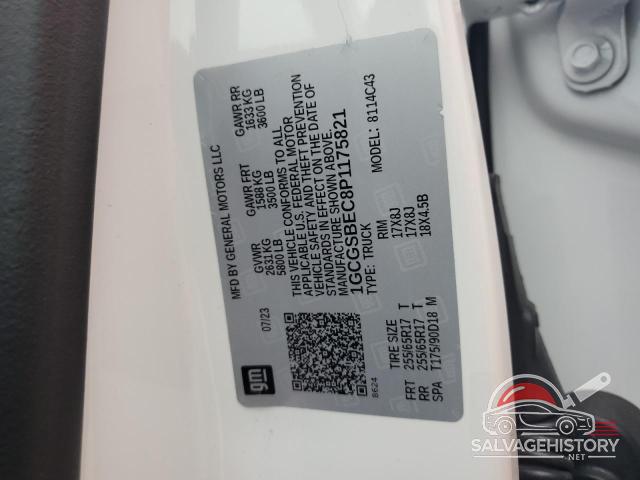 1GCGSBEC8P1175821 2023 CHEVROLET COLORADO photo no. 12