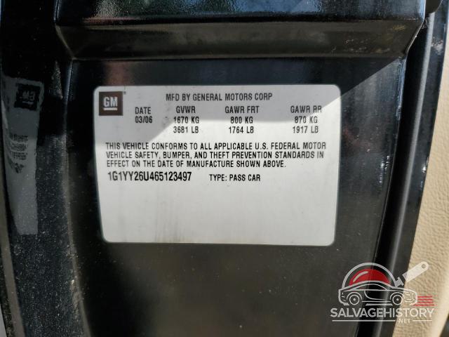 1G1YY26U465123497 2006 CHEVROLET CORVETTE photo no. 13