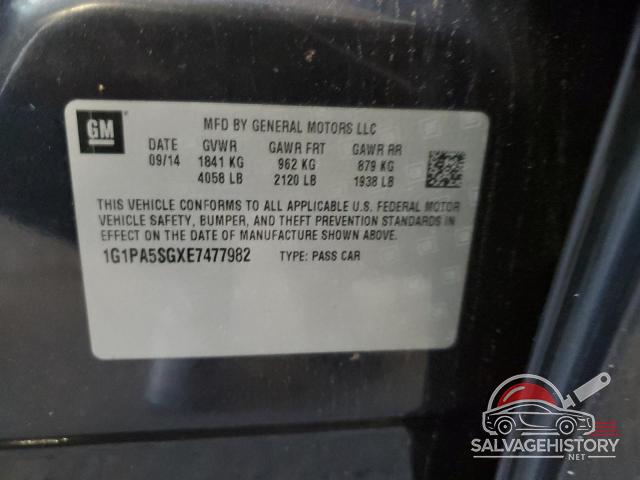 1G1PA5SGXE7477982 2014 CHEVROLET CRUZE photo no. 12